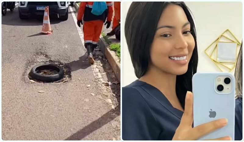 Acidente por buraco em Manaus: mãe grávida e filha morrem na Djalma Batista