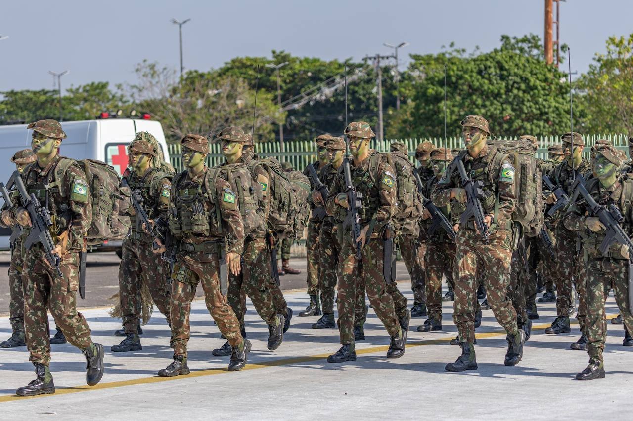 Desfile de 7 de setembro no Sambódromo levou mais de 2 mil militares em Manaus