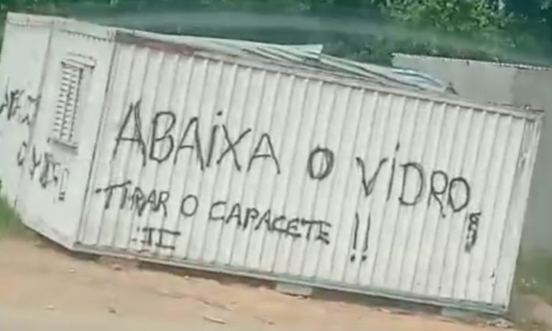 F4cção dita regras a motoristas no Distrito Industrial de Manaus; vídeo expõe intimidação