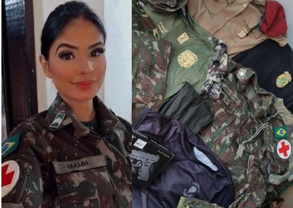 Jovem é presa pela 2ª vez por se passar por policial federal em Manaus