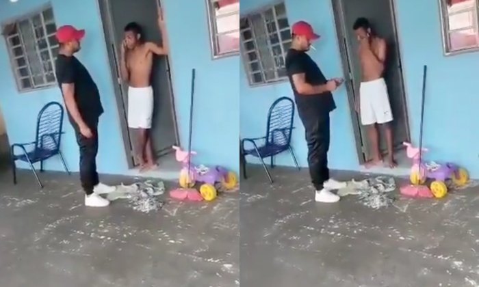 Jovem que roubou dinheiro do patrão no primeiro dia de trabalho ganha ‘aula de bons costumes’; veja vídeo