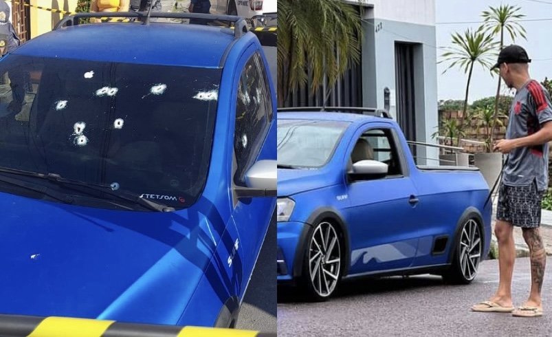 Mecânico foi assassinad0 por engano dentro de carro rifado por Lucas Picolé em Manaus