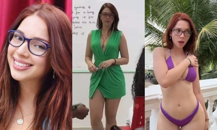 Professora ‘boazuda’ que viralizou ao mostrar sensualidade durante as aulas, decide vender vídeos picantes