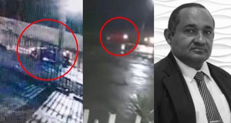 Revoltante: celta vermelho invade a contramão, atropela motociclista e foge em Manaus; veja vídeo