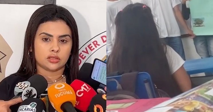 “Só não foi pior porque seguraram ele”, diz delegada sobre aluno que furou colega com caneta