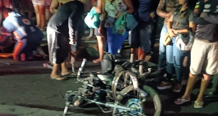 Vídeo: Casal m0rre em grave acidente com moto no Santa Etelvina