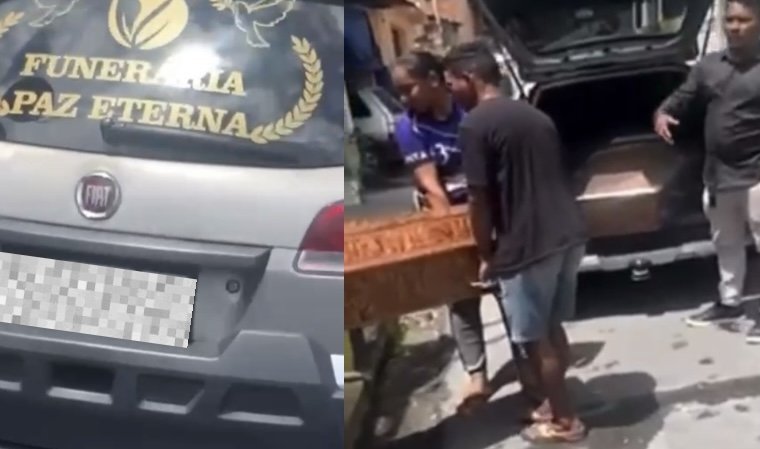Vídeo; Família descobre que funerária trocou caixão de parente minutos antes de enterrá-lo em Manaus